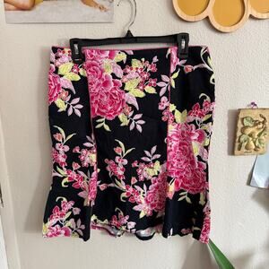 My Michelle Floral Print Mini Skirt 9/10